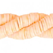 Abalorios polímero Heishi 4mm - Peach